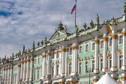 Главный фасад Зимнего дворца