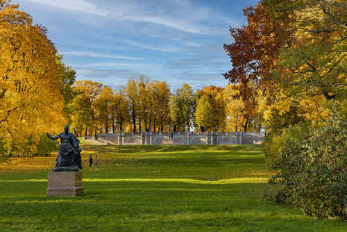Гранитная терраса в Царском селе