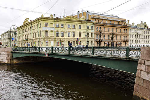Осень. Мойка. Фонарный мост