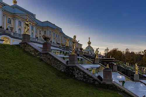 Осень в Петергофе. Большой каскад