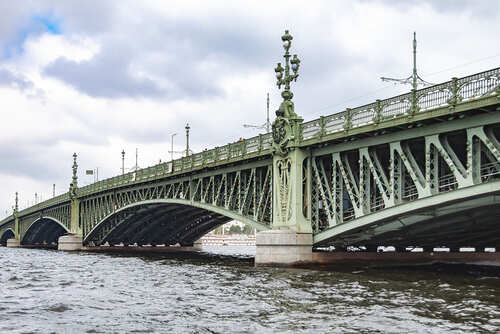 Троицкий мост один из самых известных мостов Петербурга