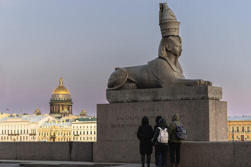 Сфинксы у Академии Художеств