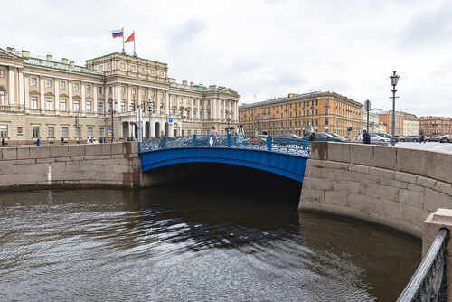 Синий мост. Вид на Мариинский дворец