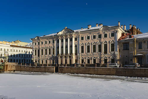 Зима на Мойке. Строгановский дворец