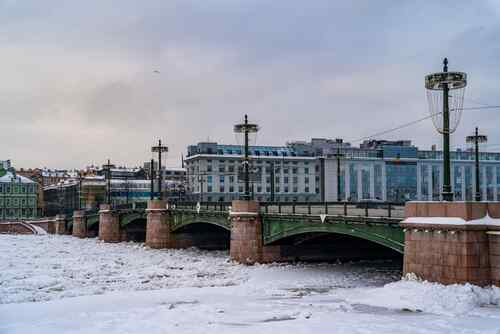 Зима. Сампсониевский мост