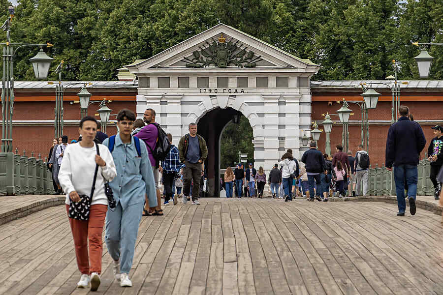 Вход в Петропавловскую крепость