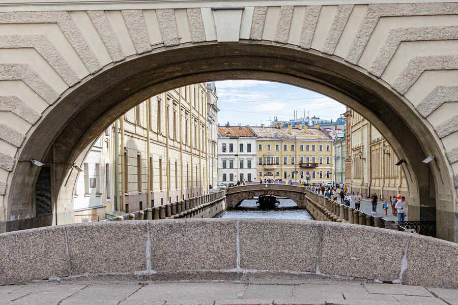 Вид с Дворцовой набережной